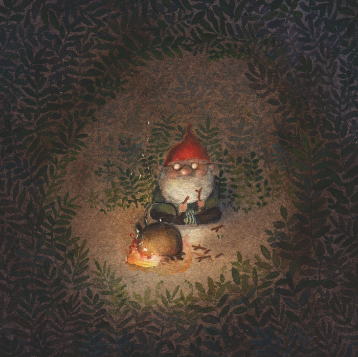 гном в лесу