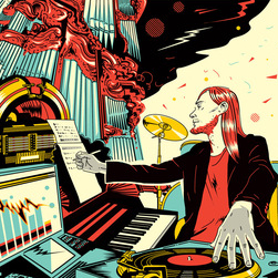 иллюстрация для журнала «The Hollywood Reporter»