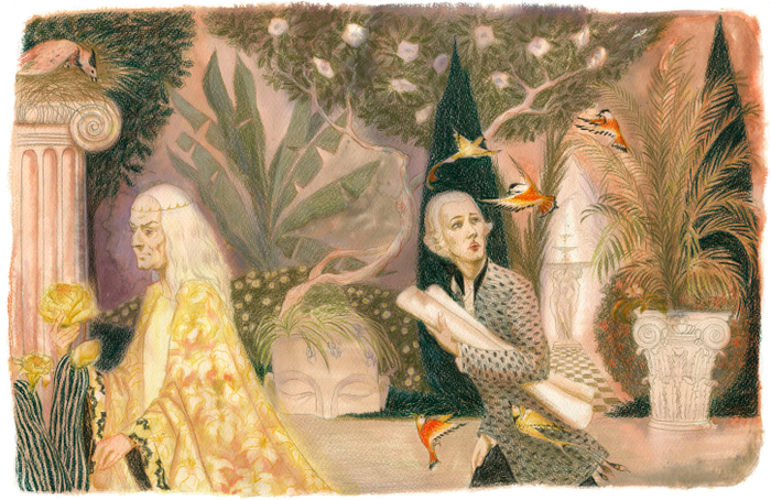 "Золотой Горшок" Э.Т.А. Гофман, сад архивариуса Линдгорста