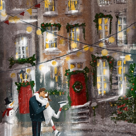 Открытка «Поцелуй»