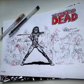 The Walking dead (Michonne)