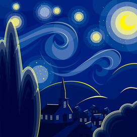 Звездная ночь 