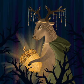 Олень и золотой орешек 