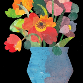 Цветы в вазе