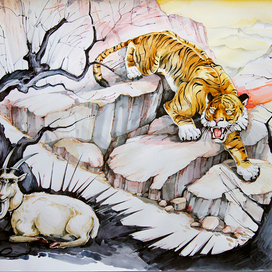 Сманить тигра с горы