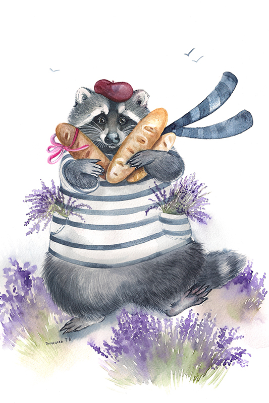 Лаванды полные карманы, своей Бон-Бон он приносил