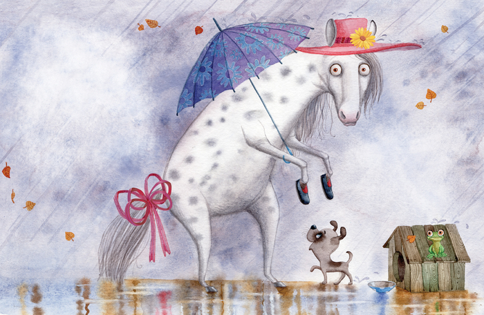 глупая лошадь