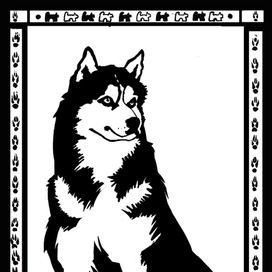 Иллюстрация к рассказу Джеку Лондону "Сын Волка"