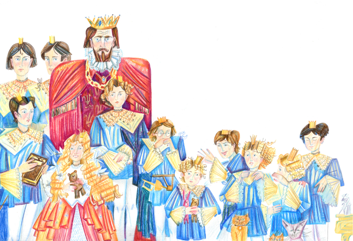 королевская семья. "дикие лебеди"