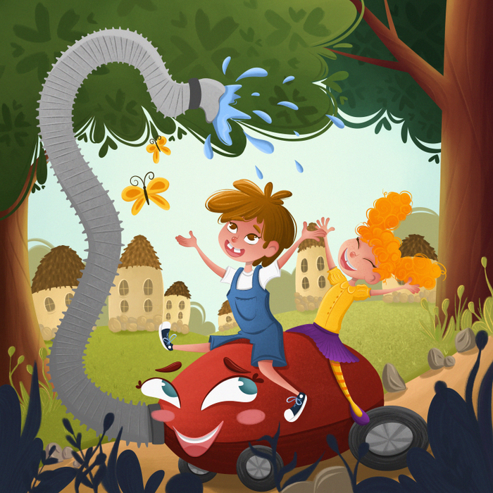 Веселый пылесос