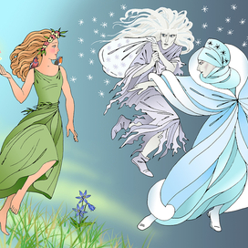 Зима с Весной спорит