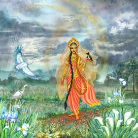 Вриндаванская Богиня осенних дождей - Барха