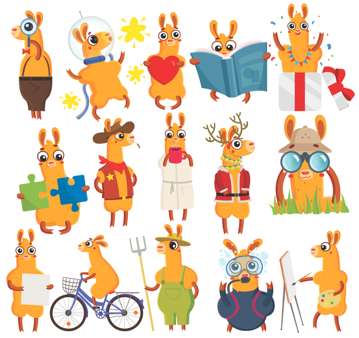 Персонаж "Лама" №2