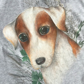 Рисунок для принта "щенок"