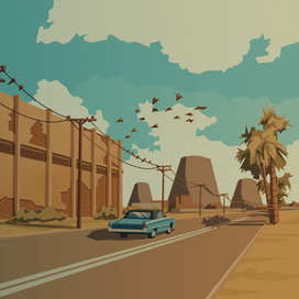 Хорошая дорога, старый склад.