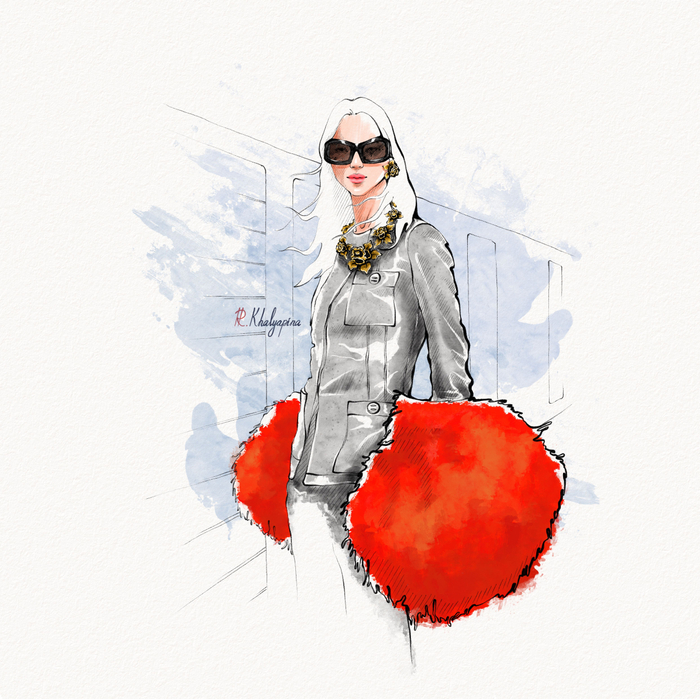 Коммерческая fashion-иллюстрация