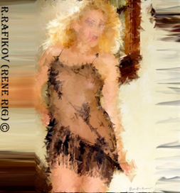 В интерьере