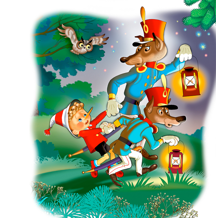 Буратино арестован.