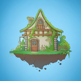 Дом ведьмы травницы 