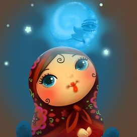 Шоколадки с матрешками