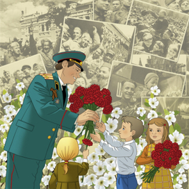 Обложка к детскому журналу "Неболейка"