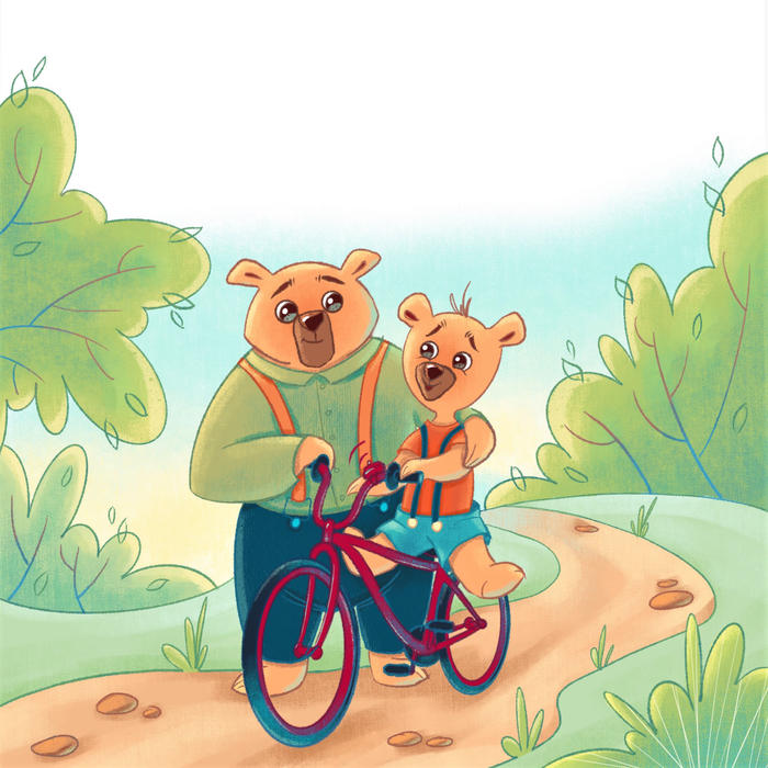 Новый красный велосипед