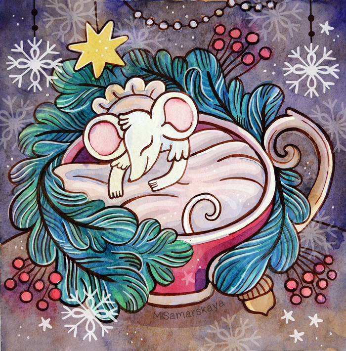 Сон маленькой мышуни