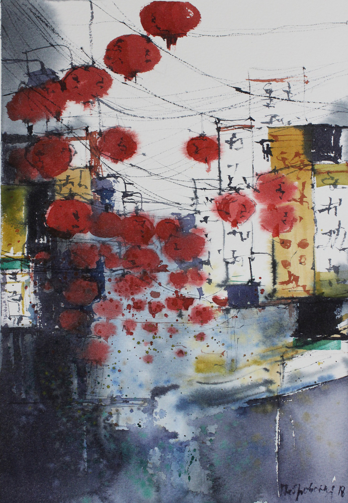 Красные фонарики