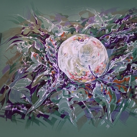 Яблоко на снегу