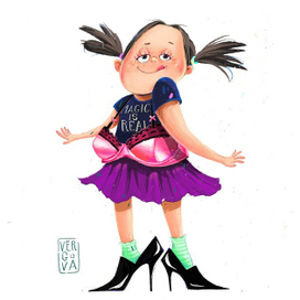 Девочка шалунья