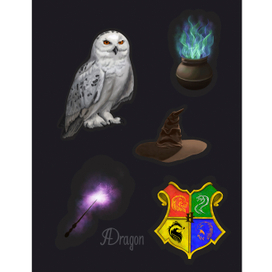 Стикеры "Гарри Поттер"