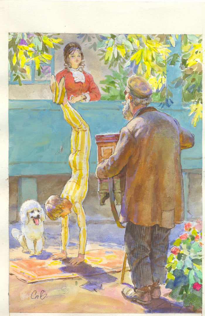 Иллюстрация к книге "Белый пудель"