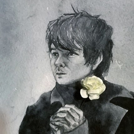 Вперемешку осенняя грязь и цветы