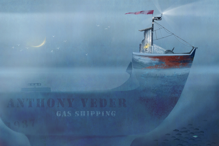 Открытка Anthony Veder