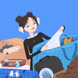 Сюжетный портрет-открытка