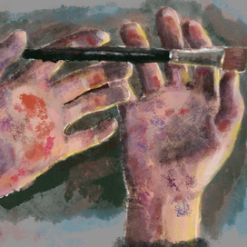 Эти руки творят искусство 