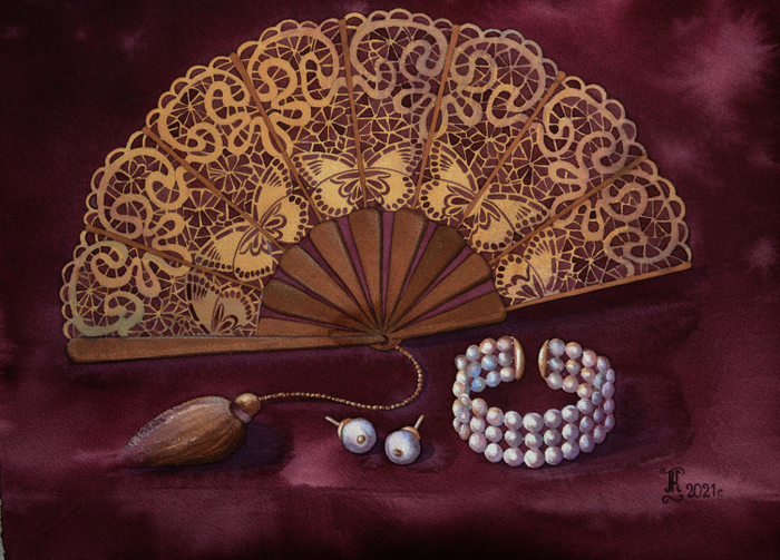Натюрморт с веером 
