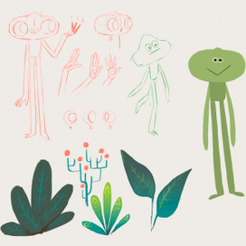 Разработка персонажа и окружения