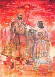 Иллюстрация к книге Й.Заклоса "Дочь фараона"