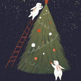 Новогодняя открытка