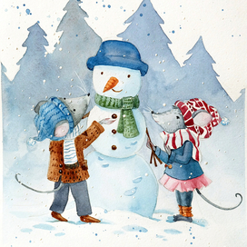 Мышки зимой