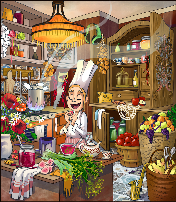 Веселый поваренок