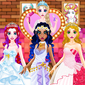 принцессы в парикмахерской