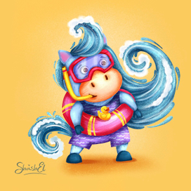 Пони - стихия воды. 