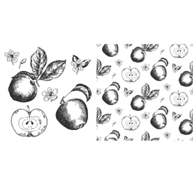 Яблочки для  паттерна