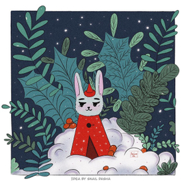 Новогодний зайчик