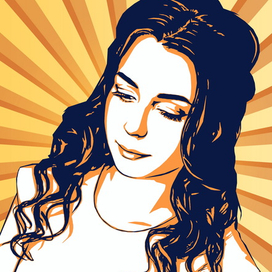 поп-арт портрет