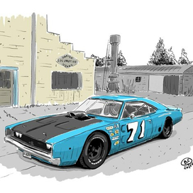 dodge charger 1968 nascar