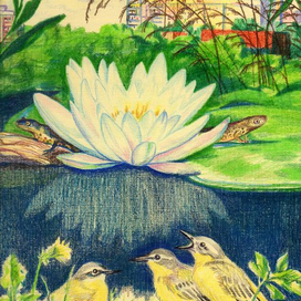 Иллюстрация книги Ю.Маслова Пряник для слона