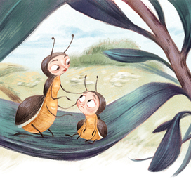 Иллюстрация для книги из серии "Полезные сказки"